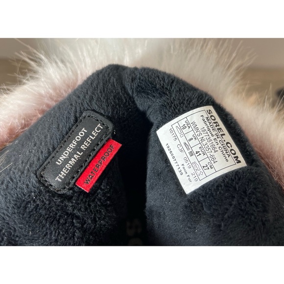 NEW Sorel Joan of Arctic Next Boots faux fur Pink Size 10 - Picture 11 of 13